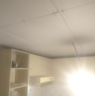 plaatsen gipskarton plafond keuken